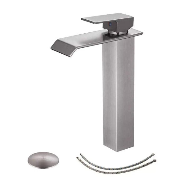 Moen Vessel Sink Faucet Single-Handle Bathroom Faucet With Drain ...